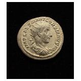 Gordian 111 AU+ Denarius Silver