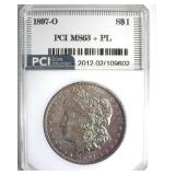 1897-O Morgan MS63+ PL LISTS $16500
