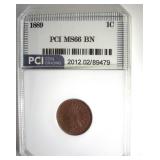 1889 Cent MS66 BN LISTS $400 IN 65