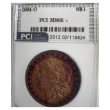 1884-O Morgan PCI MS65+ Stunning Color