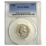 1956 Quarter PCGS PR68