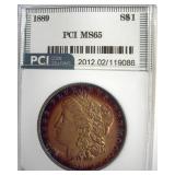1889 Morgan PCI MS65 Amazing Color