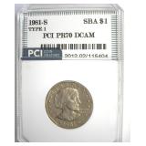 1981-S T1 Susan B Anthony PCI PR70 DCAM