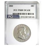 1962 Franklin PR69 DCAM LISTS $3850
