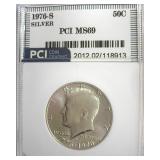 1976-S Silver Kennedy MS69 LISTS $17000