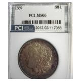 1889 Morgan PCI MS65 Nice Toning