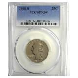 1968-S Quarter PCGS PR68