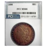 1896 Morgan MS66 LISTS $450