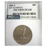 1992-S 50c XXV Olympiad PCI PR70 DCAM