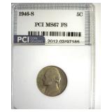 1946-S Nickel MS67 FS LISTS $7000