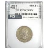 1979-S T1 Susan B Anthony PCI PR70 DCAM