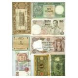 20th Century 6pcs World Bank Notes UNC