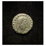 335-7 Rare Emperor Glossy AU+ AE3 Delmatius