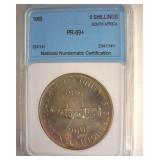 1960 5 Shillings NNC PR69+ South Africa