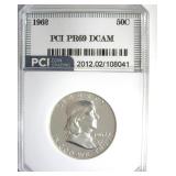 1962 Franklin PR69 DCAM LISTS $3850