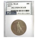 1995-S 50c Civil War PR70 DCAM LISTS $180