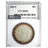 1884-S Morgan MS63 LISTS $45000