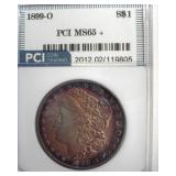1899-O Morgan PCI MS65+ Purple Toning