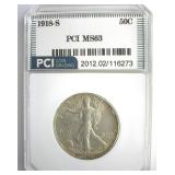1918-S Walking Liberty MS63 LISTS $1750