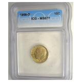 1956-D Dime ICG MS67+ LISTS $150