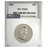 1962 Franklin PR70 LISTS $275 IN 69