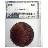 1898 Morgan MS66 PL LISTS $1450