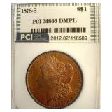 1878-S Morgan MS66 DMPL LISTS $27500