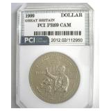 1999 Dollar PCI PR69 CAM Year of the Rabbit