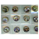 Colorized Kennedy Half Dollars 12pcs