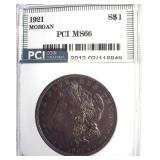 1921 Morgan MS66 LISTS $700