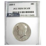 1969-S Kennedy PR70 DCAM LISTS $17500