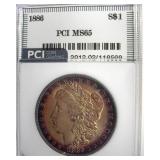 1886 Morgan PCI MS65 Great Color