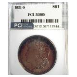 1921-S Morgan MS65 LISTS $875
