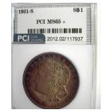 1921-S Morgan MS65+ LISTS $1250