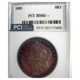 1891 Morgan MS65+ LISTS $4500