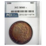 1896 Morgan PCI MS65+ Excellent Color