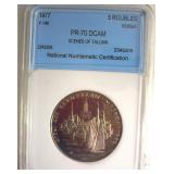 1977 5 Roubles NNC PR70 DCAM Russia