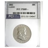 1961 Franklin PR69+ CAM LISTS $2500 IN 69 CAM