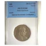 1986 200 Zlotych NNC PR70 DCAM Poland