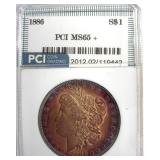 1886 Morgan PCI MS65+ Impressive Color