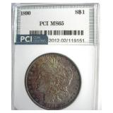 1890 Morgan MS65 LISTS $950