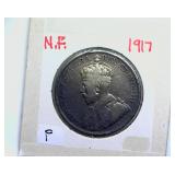 1917 50 Cents F Newfoundland