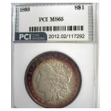 1893 Morgan MS65 LISTS $6500