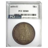1878-CC Trade $ MS63 LISTS $37500
