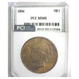 1934 Peace MS66 LISTS $4250
