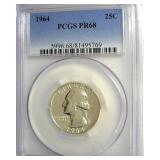 1964 Quarter PCGS PR68