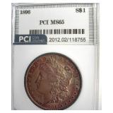 1896 Morgan PCI MS65 Nice Color