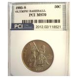 1995-S 50c Olympic Baseball PCI MS70