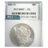 1884-CC Morgan MS67+ PL LISTS $24000