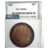 1896 Morgan PCI MS65+ Excellent Color